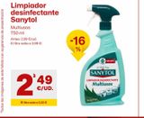 Oferta de Desinfectante Sanytol por 2,49€ en Ahorramas
