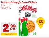 Oferta de Cereales Corn Flakes Kellogg's por 2,39€ en Ahorramas