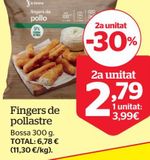 Oferta de Fingers de pollo por 3,99€ en La Sirena