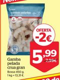 Oferta de Gambas cocidas por 5,99€ en La Sirena