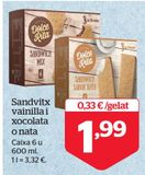Oferta de Helado sandwich por 1,99€ en La Sirena