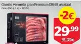 Oferta de Gambas Premium por 29,99€ en La Sirena
