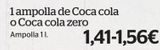 Oferta de Refrescos Coca-Cola por 1,41€ en La Sirena