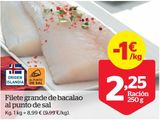 Oferta de Filetes de bacalao por 2,25€ en La Sirena