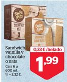 Oferta de Helado sandwich por 1,99€ en La Sirena