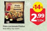 Oferta de Pisto Findus por 2,99€ en La Sirena