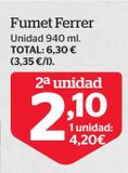 Oferta de Caldo de pescado Ferrer por 4,2€ en La Sirena