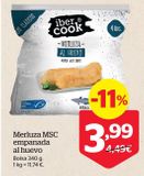 Oferta de Merluza empanada por 3,99€ en La Sirena