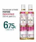 Oferta de Espuma de pelo Pantene por 6,75€ en Condis