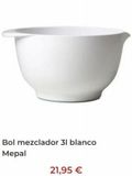 Oferta de Bol Blanco por 21,95€ en Culinarium