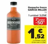 Oferta de Gazpacho fresco GARCÍA MILLÁN por 3,05€ en Carrefour