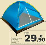 Oferta de Tienda de campaña DOME Aktive Sport Camping  por 29,9€ en Carrefour