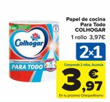 Oferta de Papel de cocina Para Todo COLHOGAR por 3,97€ en Carrefour