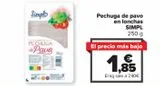 Oferta de Pechuga de pavo en lonchas SIMPL por 1,85€ en Carrefour