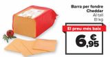 Oferta de Barra fundido Cheddar  por 6,95€ en Carrefour