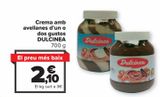 Oferta de Crema con avellanas uno o dos sabores DULCINEA por 2,1€ en Carrefour Market