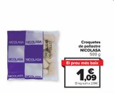 Oferta de Croquetas de pollo NICOLASA por 1,09€ en Carrefour Market
