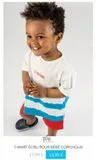 Oferta de TOP  T-SHIRT ÉCRU POUR BÉBÉ CORCHOLIS  17.49 € 13,99 €  por 1749€ en Charanga