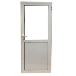 Oferta de Balconera aluminio practicable llave derecha 200x80 cm Geom por 325€ en Brico Depôt