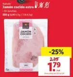 Oferta de Jamón cocido extra Realvalle por 1,79€ en Lidl
