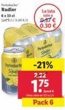 Oferta de Cerveza con limón Perlenbacher por 1,75€ en Lidl