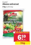 Oferta de Abono universal grandiol por 6,59€ en Lidl