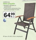 Oferta de Sillón con reposabrazos Livarno por 64,99€ en Lidl