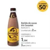 Oferta de Batido de cacao Cacaolat en Supermercados Sánchez Romero