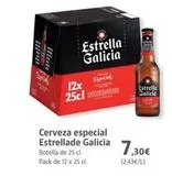 Oferta de Cerveza especial Estrella Galicia en Supermercados Sánchez Romero