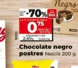 Oferta de Chocolate negro Nestlé por 2,49€ en Dia Market