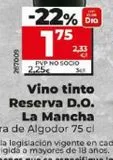 Oferta de Vino tinto por 2,25€ en Dia Market