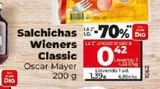 Oferta de Salchichas Oscar Mayer por 1,39€ en Dia Market