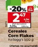 Oferta de Cereales Corn Flakes Kellogg's por 3,09€ en Dia Market