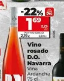 Oferta de Vino rosado por 2,19€ en Dia Market