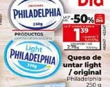 Oferta de Queso de untar Philadelphia por 2,88€ en Dia Market
