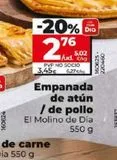 Oferta de Empanada de atún Dia por 3,45€ en Dia Market