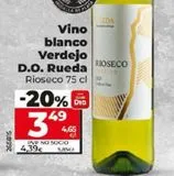Oferta de Vino blanco por 4,39€ en Dia Market