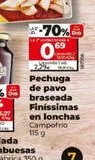 Oferta de Pechuga de pavo Campofrío por 2,29€ en Dia Market