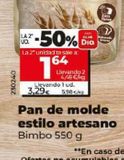 Oferta de Pan de molde Bimbo por 3,29€ en Dia Market