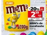Oferta de Cacahuetes con chocolate M&M's por 2,99€ en Dia Market