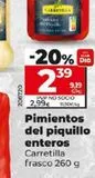 Oferta de Pimientos del piquillo Carretilla por 2,99€ en Dia Market