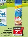 Oferta de Nata montada Asturiana por 2,79€ en Dia Market