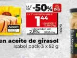 Oferta de Atún en aceite de girasol Isabel por 2,89€ en Dia Market