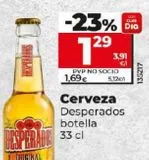 Oferta de Cerveza Desperados por 1,69€ en Dia Market