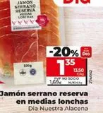 Oferta de Jamón serrano Dia por 1,69€ en Dia Market