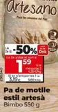 Oferta de Pan de molde Bimbo por 3,19€ en Dia Market