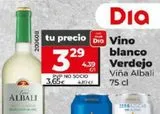 Oferta de VINO BLANCO VERDEJO por 3,29€ en Maxi Dia