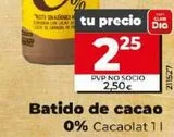 Oferta de BATIDO DE CACAO por 2,25€ en Maxi Dia