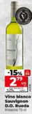Oferta de VINO BLANCO SAUVIGNON D.O. RUEDA por 2,79€ en Maxi Dia
