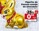 Oferta de FIGURITA DE PASCUA CONEJO DE CHOCOLATE por 0,86€ en Maxi Dia